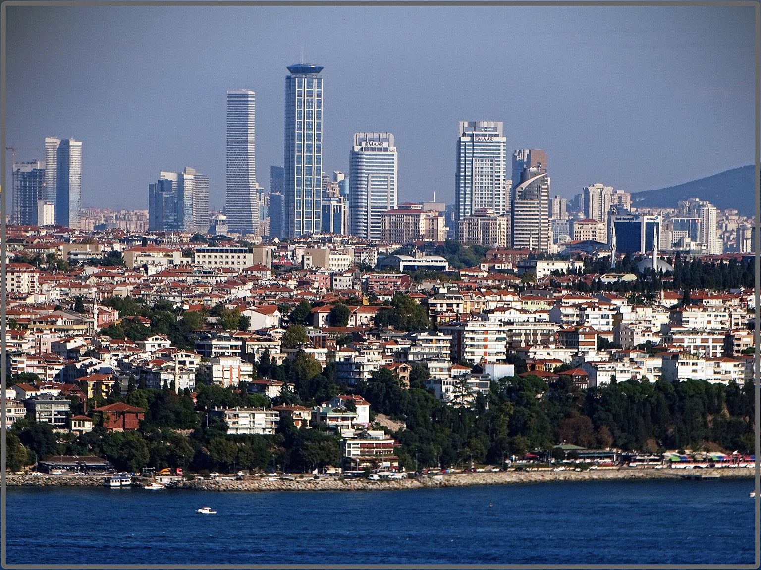 View across Istanbul toward the Ataşehir skyline