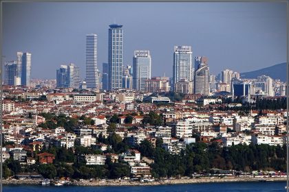 View across Istanbul toward the Ataşehir skyline