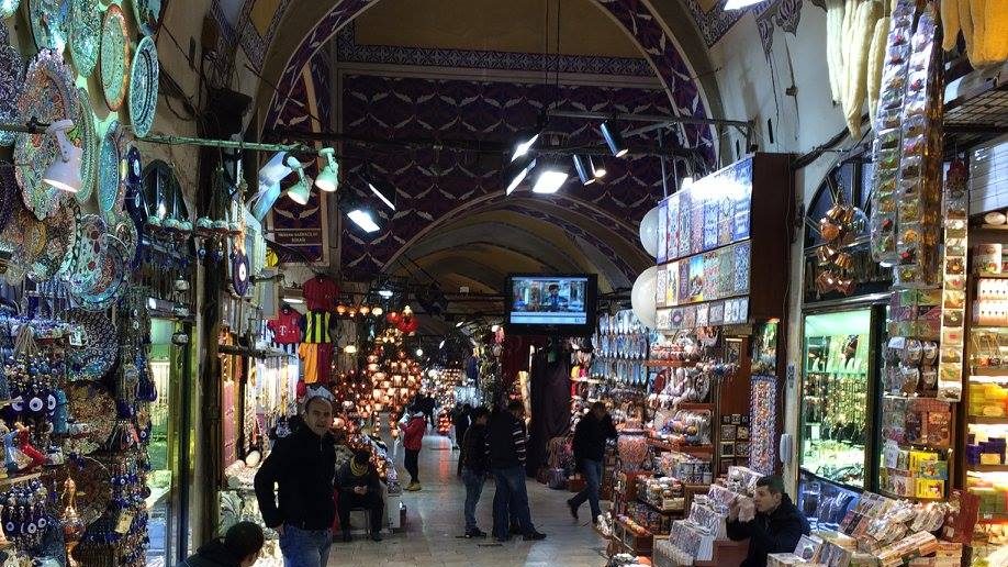 Grand Bazaar in Istanbul Turkey
