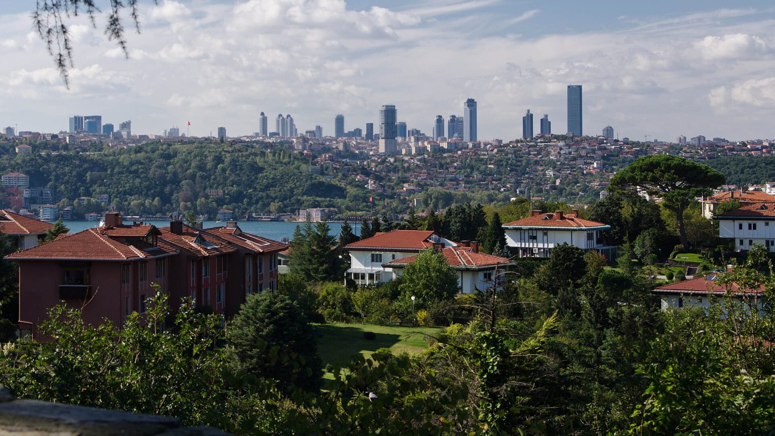 Skyline of Istanbul's Levent business district