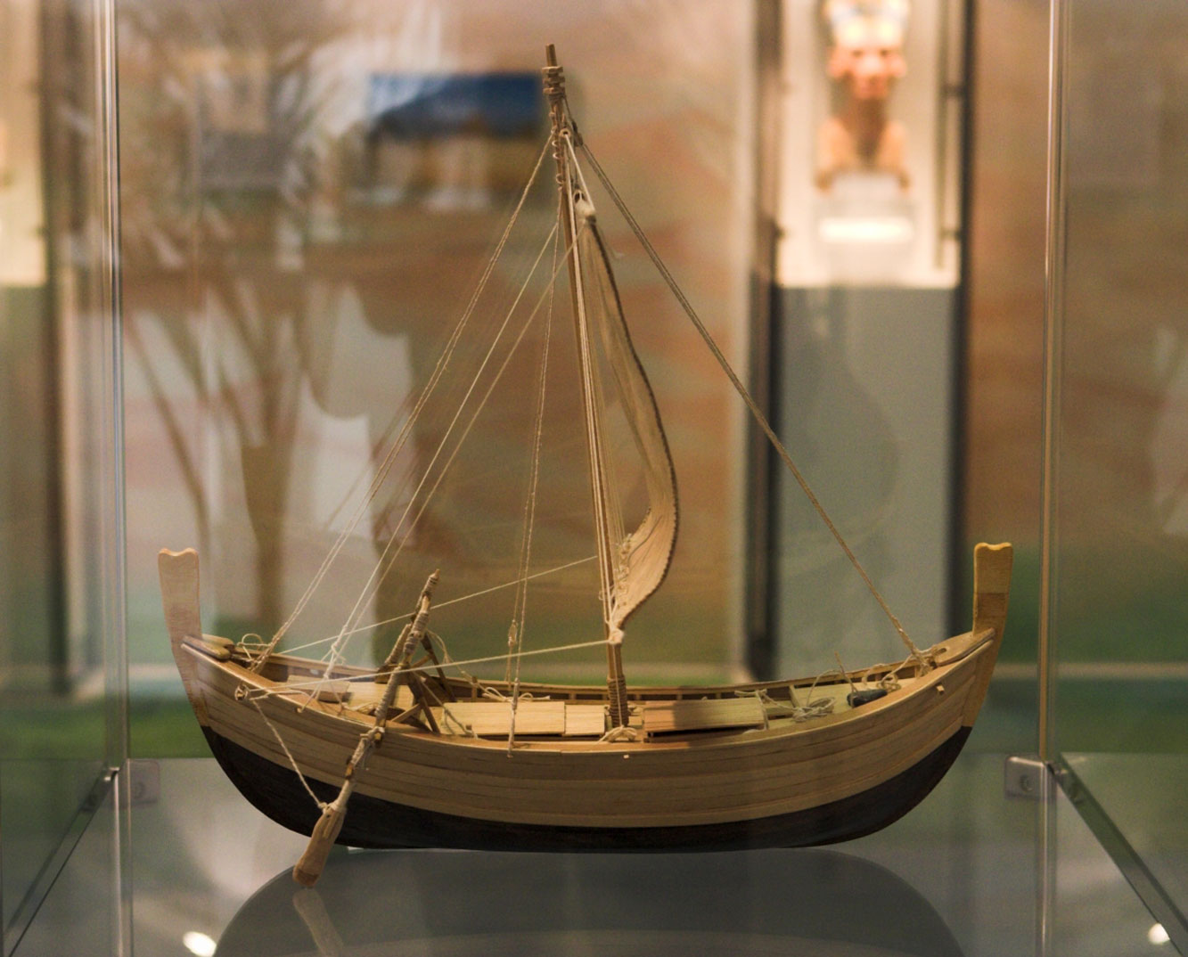 Replica of the Bronze Age Uluburun shipwreck