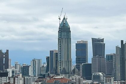 Istanbul Financial Center towers in Ataşehir